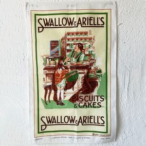 Australian Swallow and Ariell's Biscuits & Cakes Linen/Cotton Wall Hanging